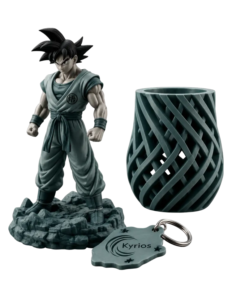 Produtos impressos em 3D da Kyrios